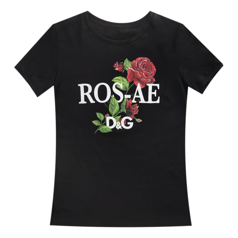 Dolce & Gabbana 'ROS-AE' Cotton T-Shirt. Size M