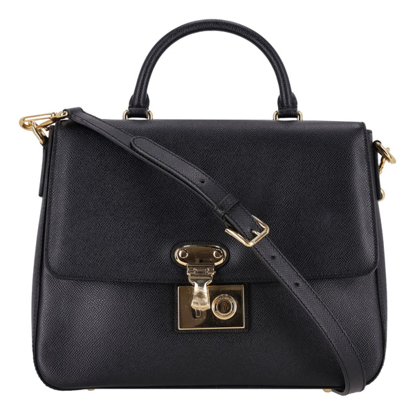 Dolce & Gabbana Miss Linda Saffiano Leather Bag