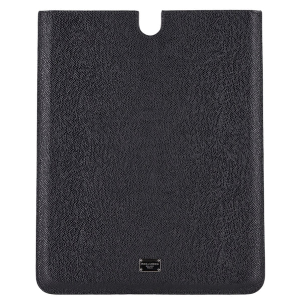 Dolce & Gabbana Logo Leather Tablet Case