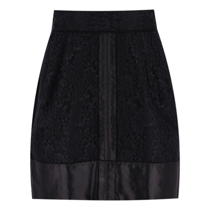 Dolce & Gabbana Lace Cotton & Silk Blend Skirt. Size 42IT