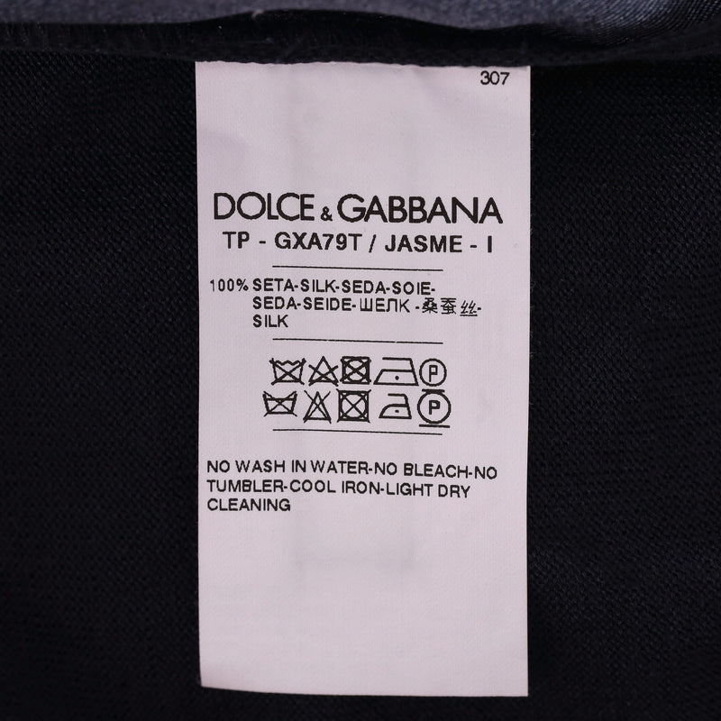 Dolce & Gabbana Majolica Print Silk Sweatshirt. Size 54IT