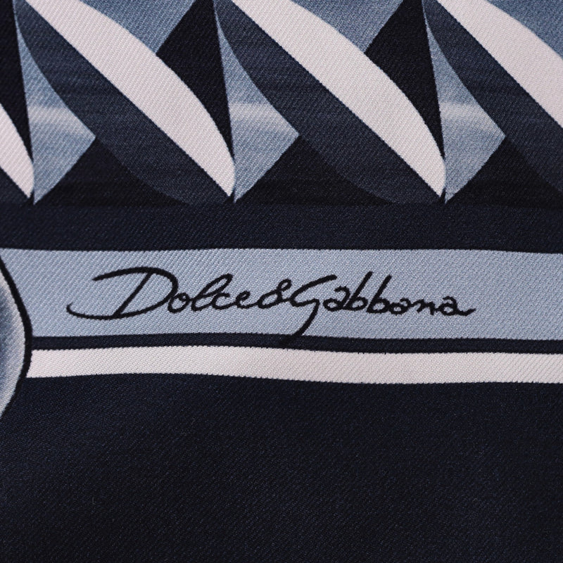 Dolce & Gabbana Majolica Print Silk Sweatshirt. Size 54IT