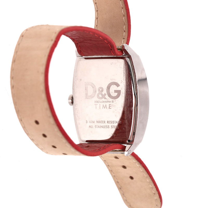 Dolce & Gabbana - D&G Time Two-Dial Crystal Embellished Leather Watch