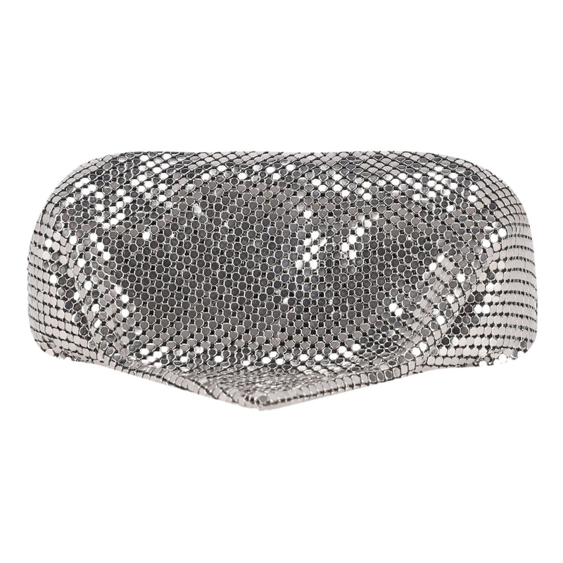 Dolce & Gabbana Drape Detail Metal Mesh Evening Bag