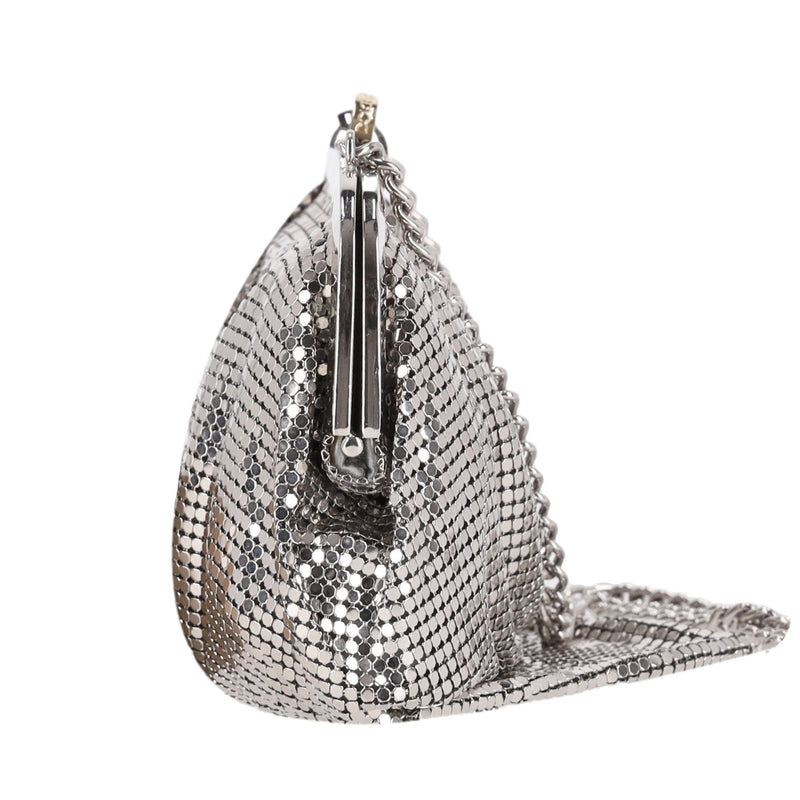 Dolce & Gabbana Drape Detail Metal Mesh Evening Bag