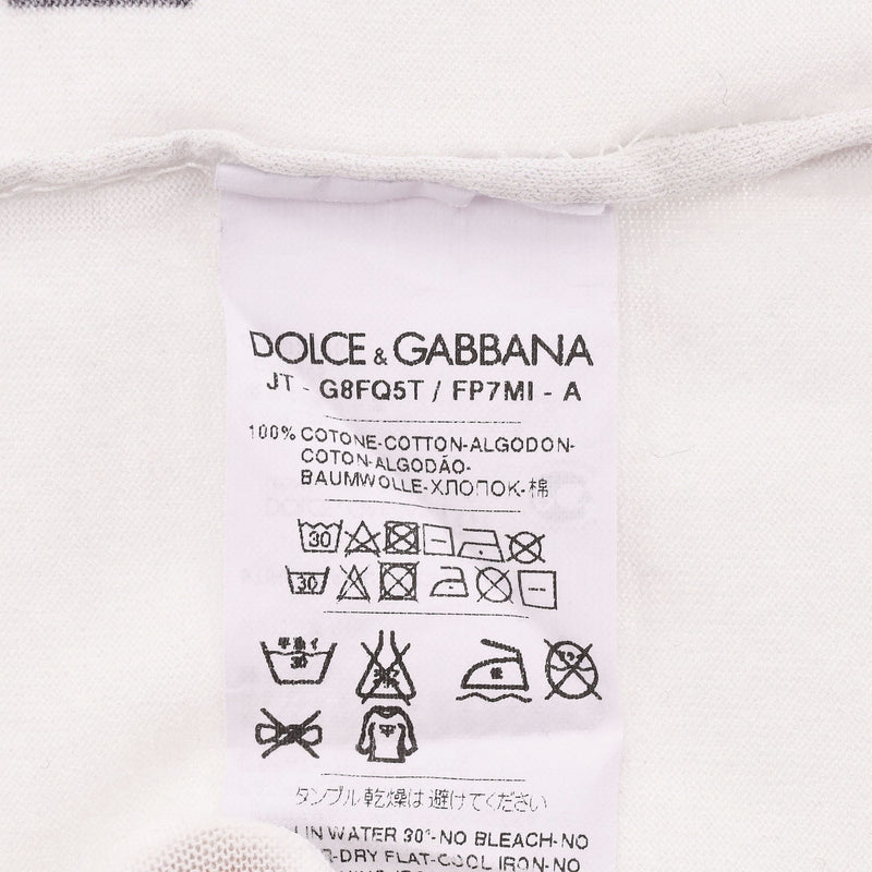 Dolce & Gabbana 'Amore Per Sempre' Cotton T-Shirt. Size 46IT