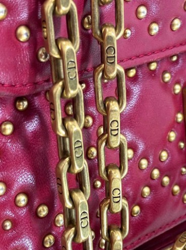 Christian Dior Cannage Dioraddict Studded Bag