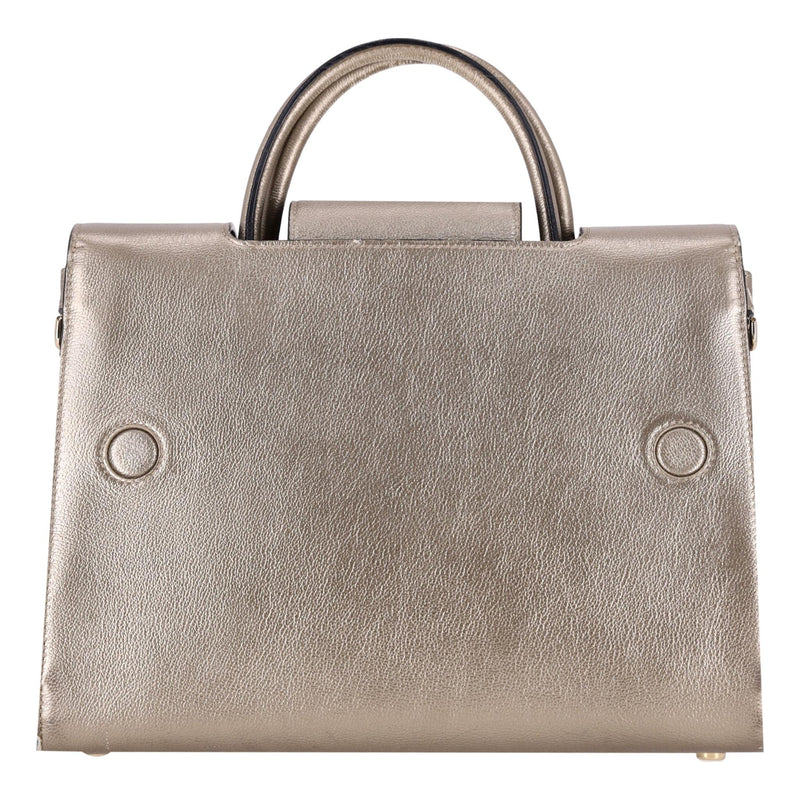 Dior Diorever Metallic Leather Medium Flap Bag