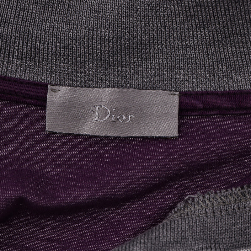 Dior 'Bee' Embroidery Cotton Polo T-Shirt. Size 54IT