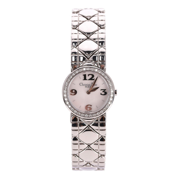 Christian Dior Mother Of Pearl & Diamond Watch