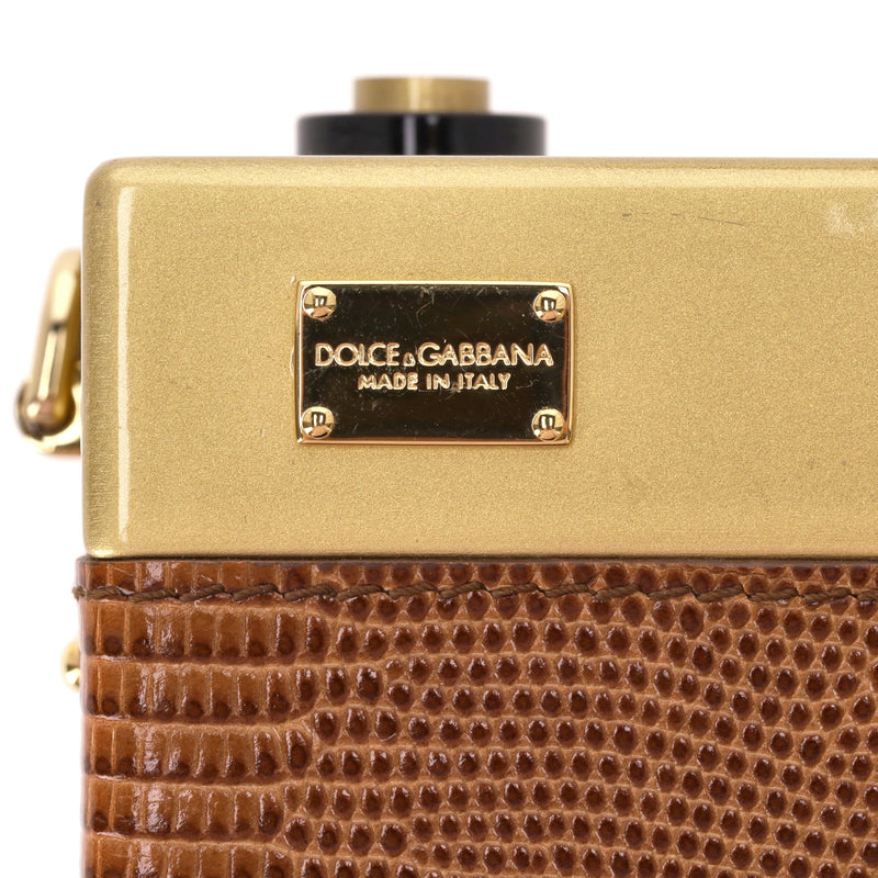 Dolce & Gabbana Lizard Skin Camera Bag