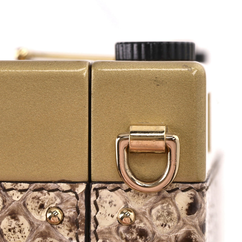 Dolce & Gabbana Snakeskin Camera Bag