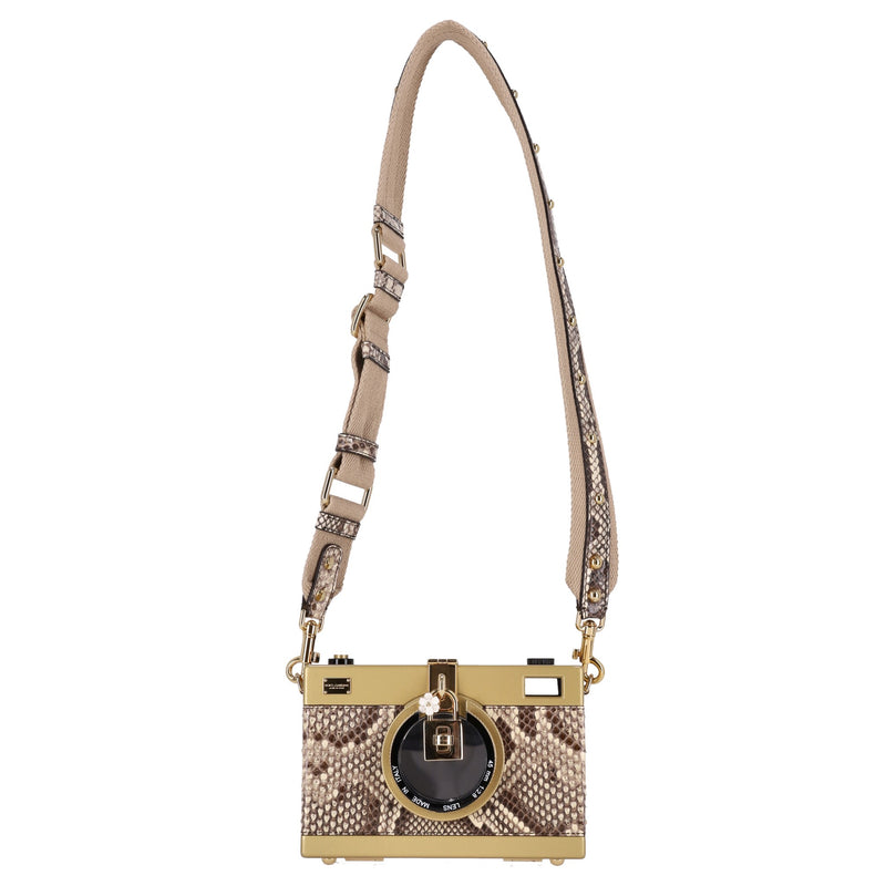 Dolce & Gabbana Snakeskin Camera Bag