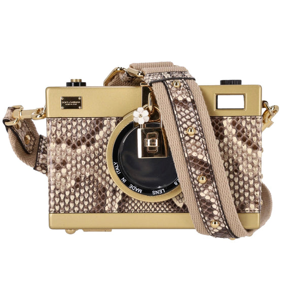 Dolce & Gabbana Snakeskin Camera Bag