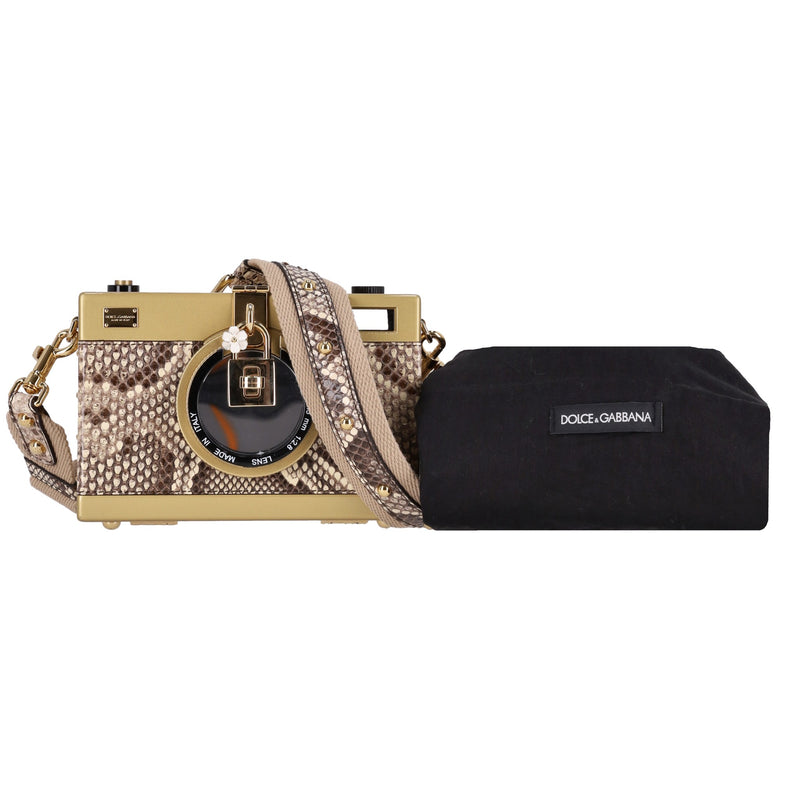 Dolce & Gabbana Snakeskin Camera Bag