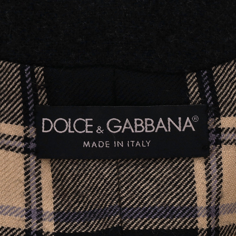 Dolce & Gabbana Virgin Wool Duffle Coat. Size 40IT