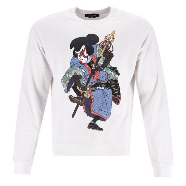 Dsquared2 Samurai Cotton Sweatshirt. Size XL