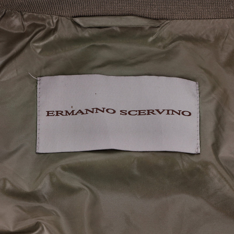 Ermanno Scervino Cotton Blend Biker Jacket. Size 50IT