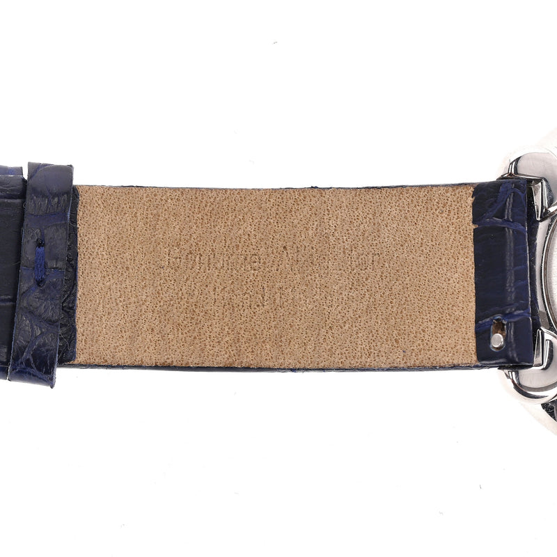 Exposure Swiss Diamond & Jewel Watch With Alligator Skin Strap