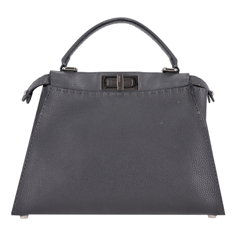 Fendi Peekaboo Medium Model Leather Tote Bag