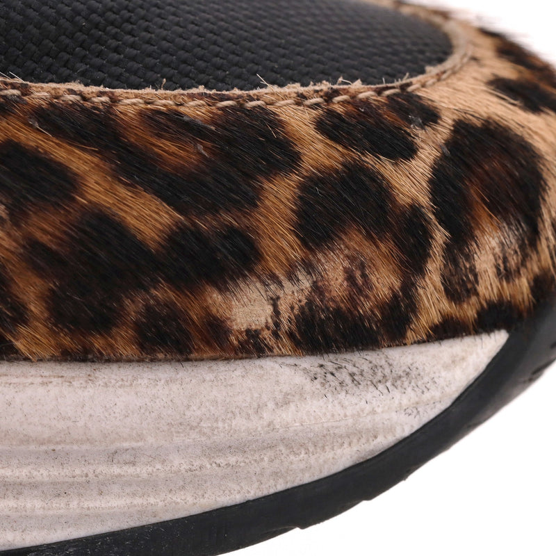 Golden Goose Leopard Print Running Sole Sneakers. Size 39