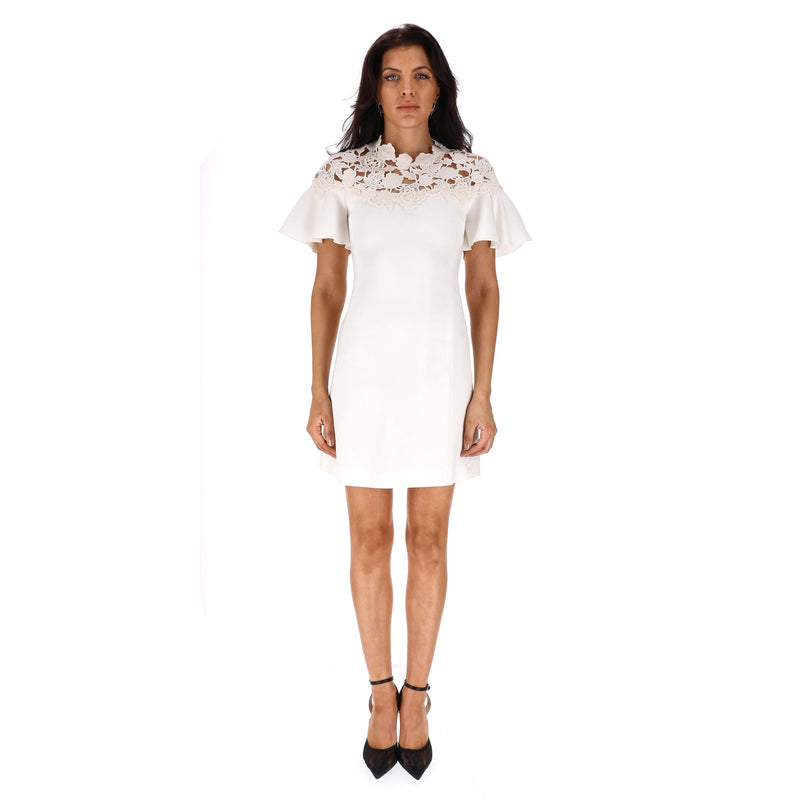 Giambattista Valli Lace Detailed Dress. Size 38FR