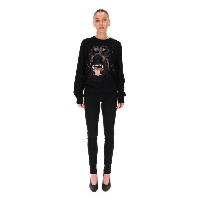 Givenchy Rottweiler Print Cotton Sweatshirt. Size M