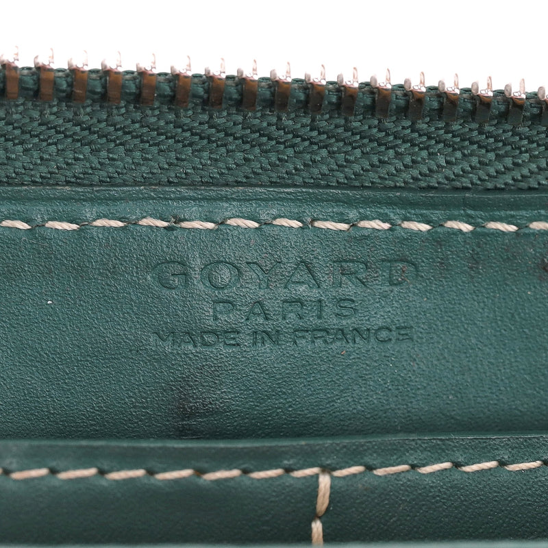 Goyard Goyardine Matignon Zip Around GM Wallet