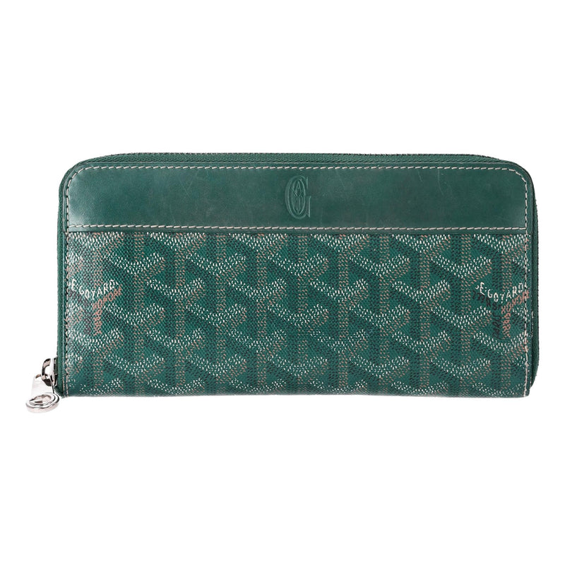 Goyard Goyardine Matignon Zip Around GM Wallet