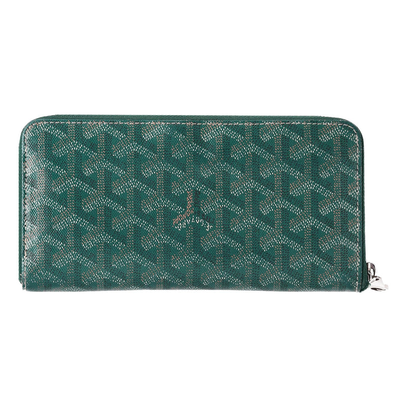 Goyard Goyardine Matignon Zip Around GM Wallet