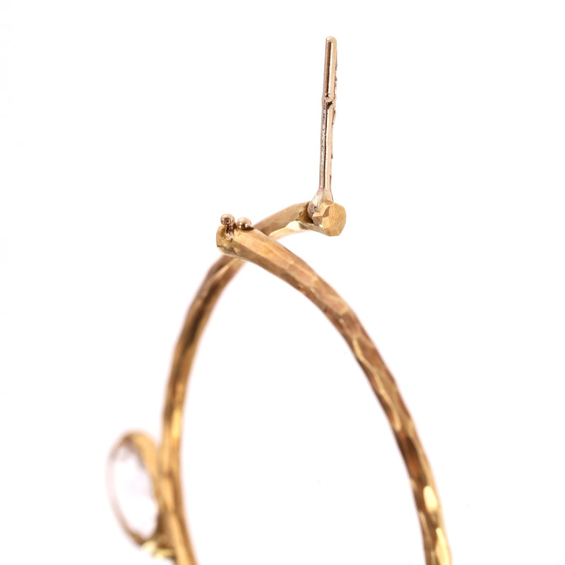 Gucci 18k Gold Chandelier Hoop Earrings