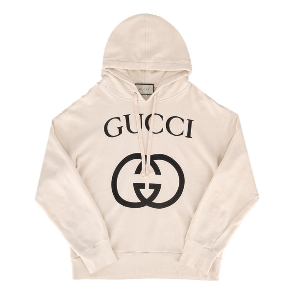 Gucci Cotton  Logo Hoodie. Size L