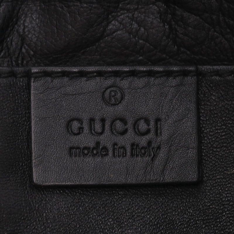 Gucci Buckle Detail Suede Clutch Bag