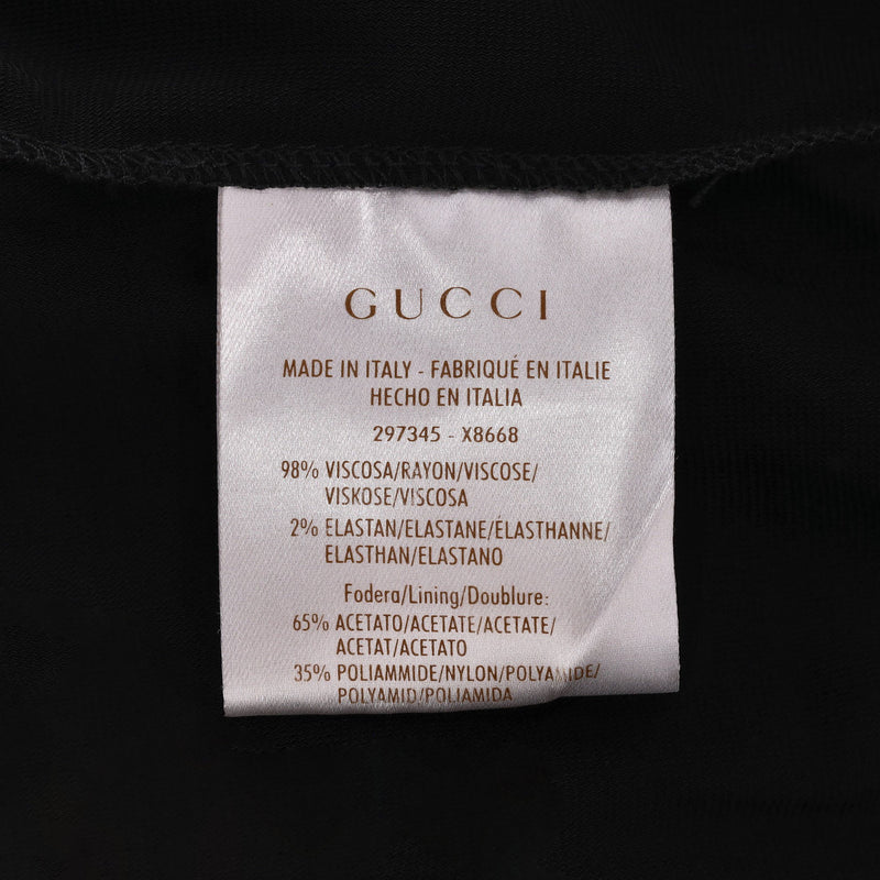 Gucci Horsebit-Detail Strapless Dress. Size XS