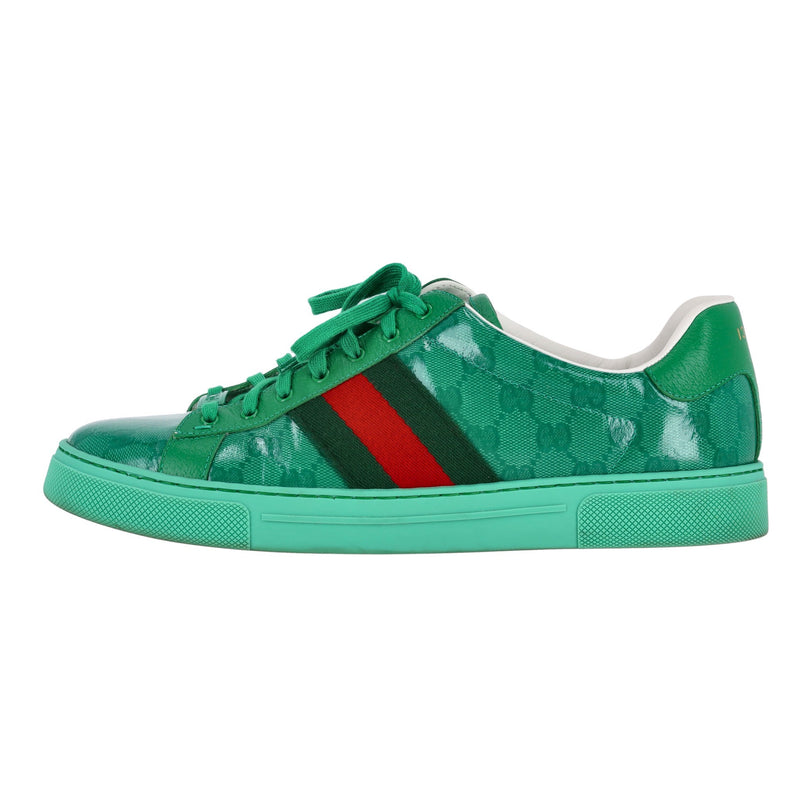 Gucci Ace GG Crystal Canvas Sneakers. Size 9