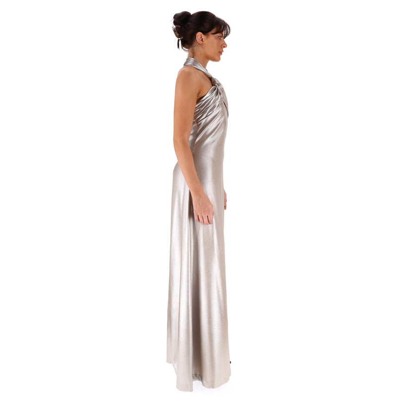 Halston Metallic Gown. Size 4US