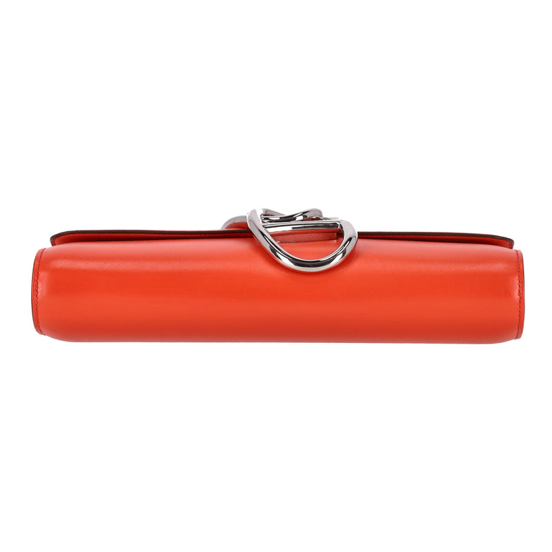 Hermes Egee Clutch Bag In Tadelakt Leather