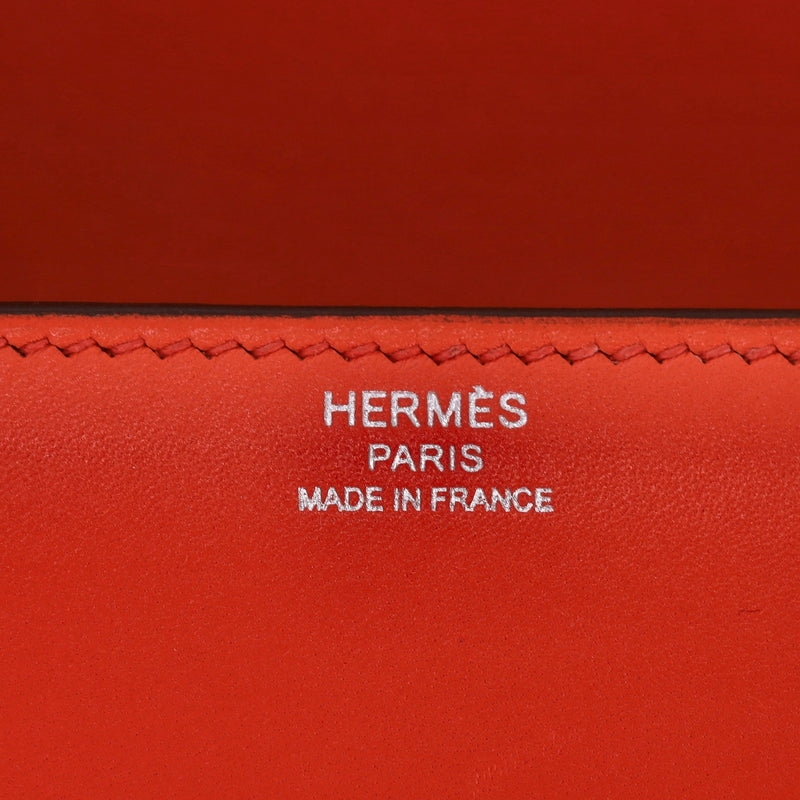 Hermes Egee Clutch Bag In Tadelakt Leather