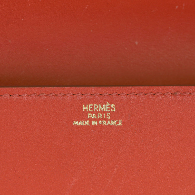 Hermes Leather Medor Clutch Bag