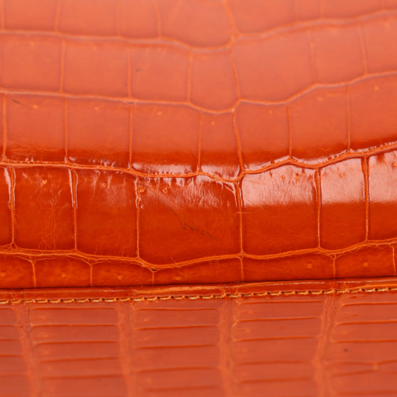 Hermes Crocodile Porosus Skin Kelly Sport Bag