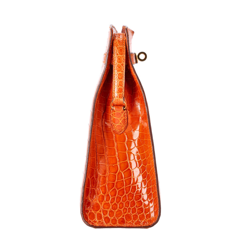 Hermes Crocodile Porosus Skin Kelly Sport Bag