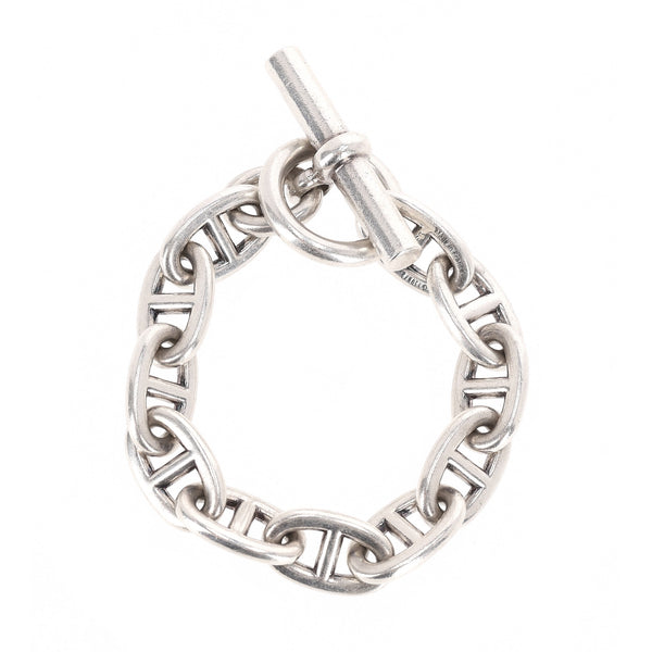 Hermes Extra Chunky Sterling Silver Chaine D'Ancre Bracelet