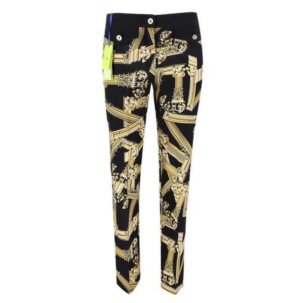 Versace Jeans Greek Architecture Printed Trousers.Size 42IT