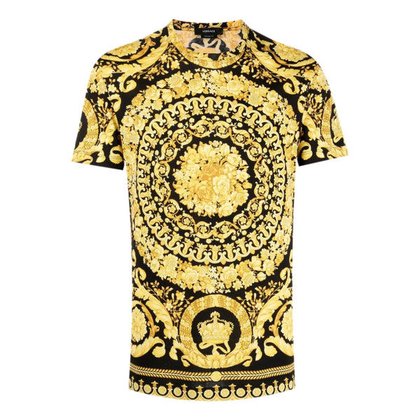 Versace Baroque Print Cotton T-Shirt. Size 4XL