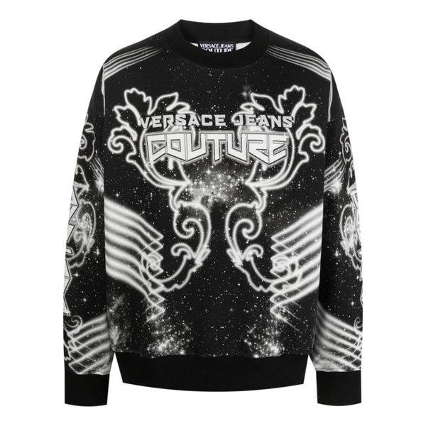 Versace Jeans Couture Space Couture Galaxy Cotton Sweatshirt. Size XL