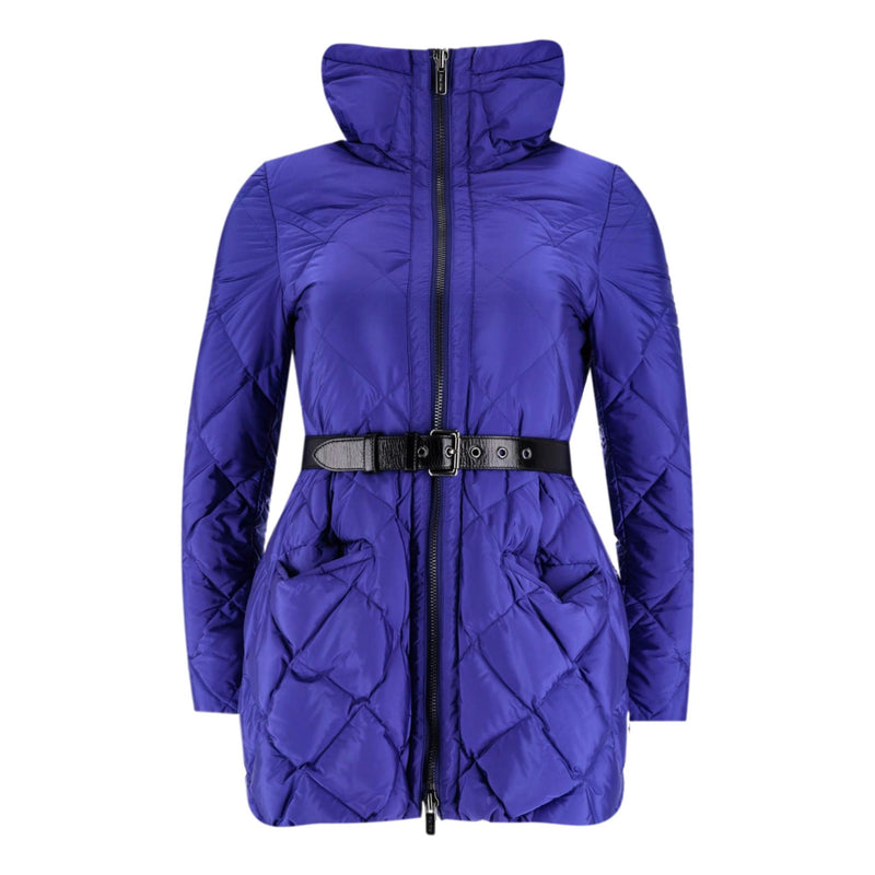 Miu Miu Quilted Goose Down Belted Coat. Size 38IT