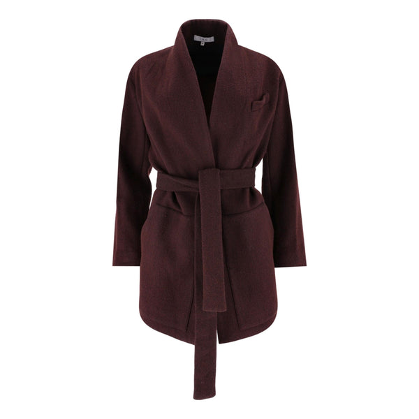 Iro Wool & Silk Belted Coat. Size 36FR