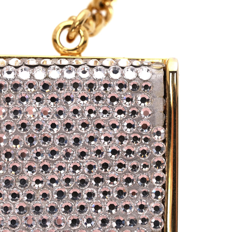 Judith Leiber Swarovski Crystal Embellished  Bag With Matching Mirror & Coin Purse