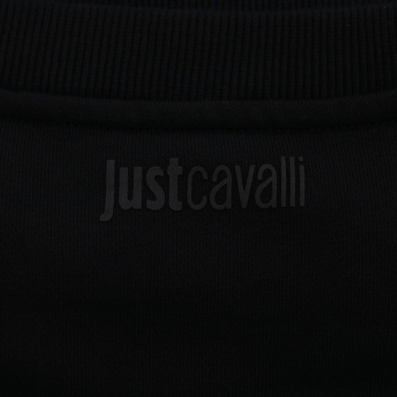 Just Cavalli Reversible Sequin Embroidery Sweatshirt. Size XXL