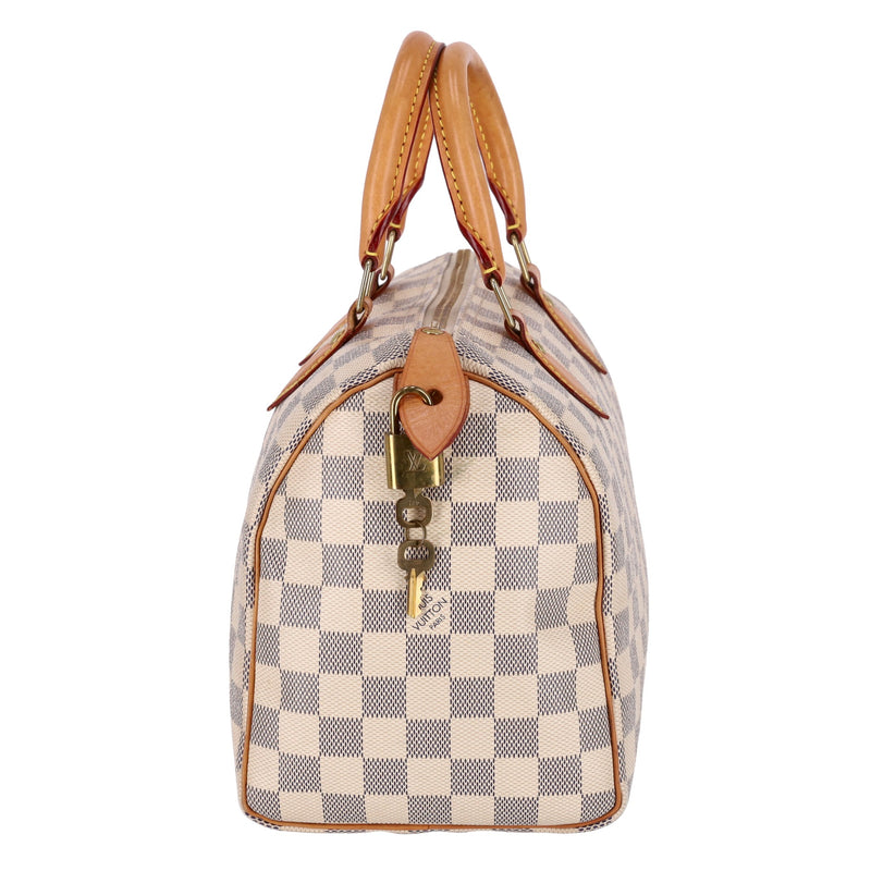 Louis Vuitton Damier Azur Speed 25 Handbag